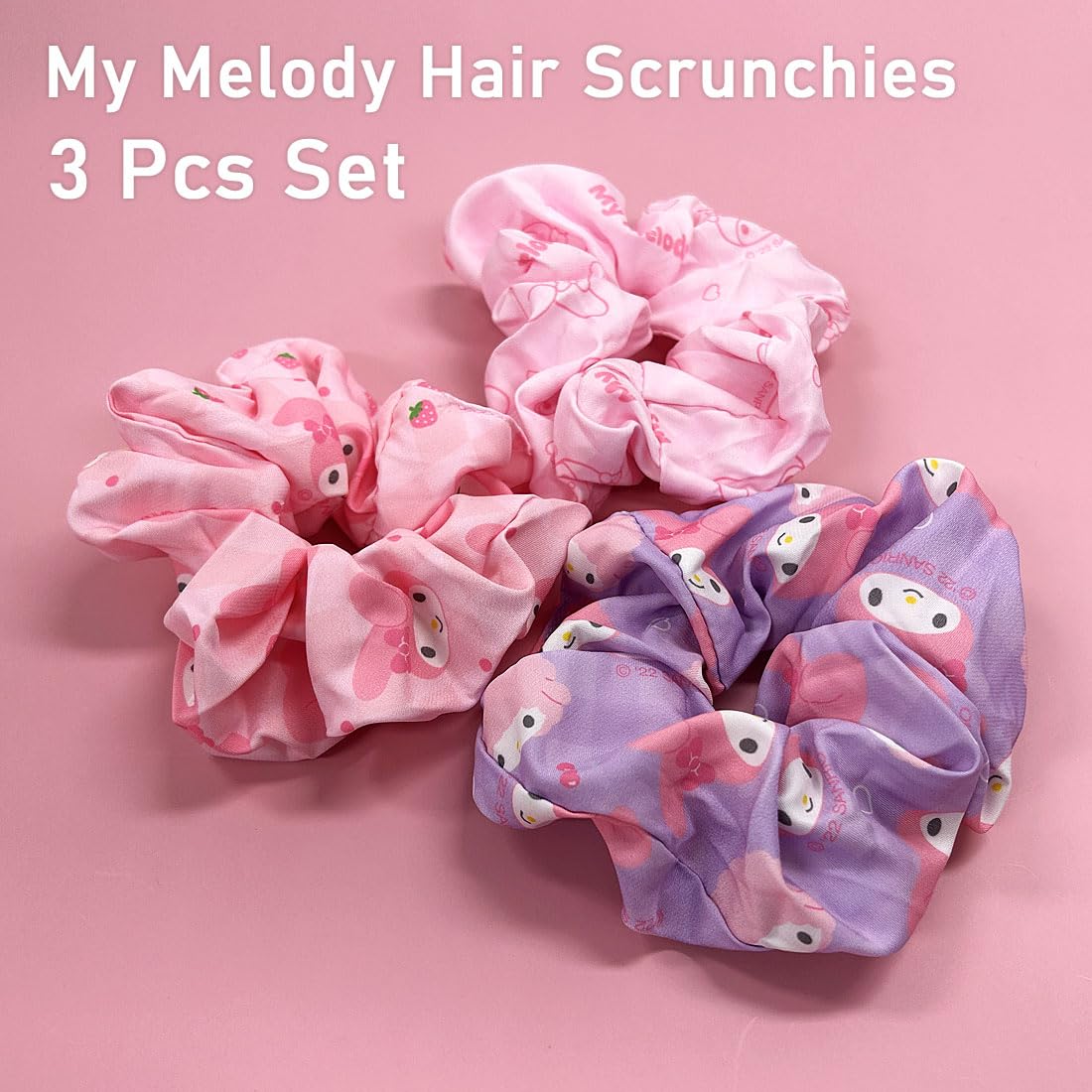 Sanrio My Melody Bundle Headband Scrunchie Lip Balm 2 Hand Sanitizers My Melody Hand Sanitizer?!?!! Such a cute pink strawberry  main image 2
