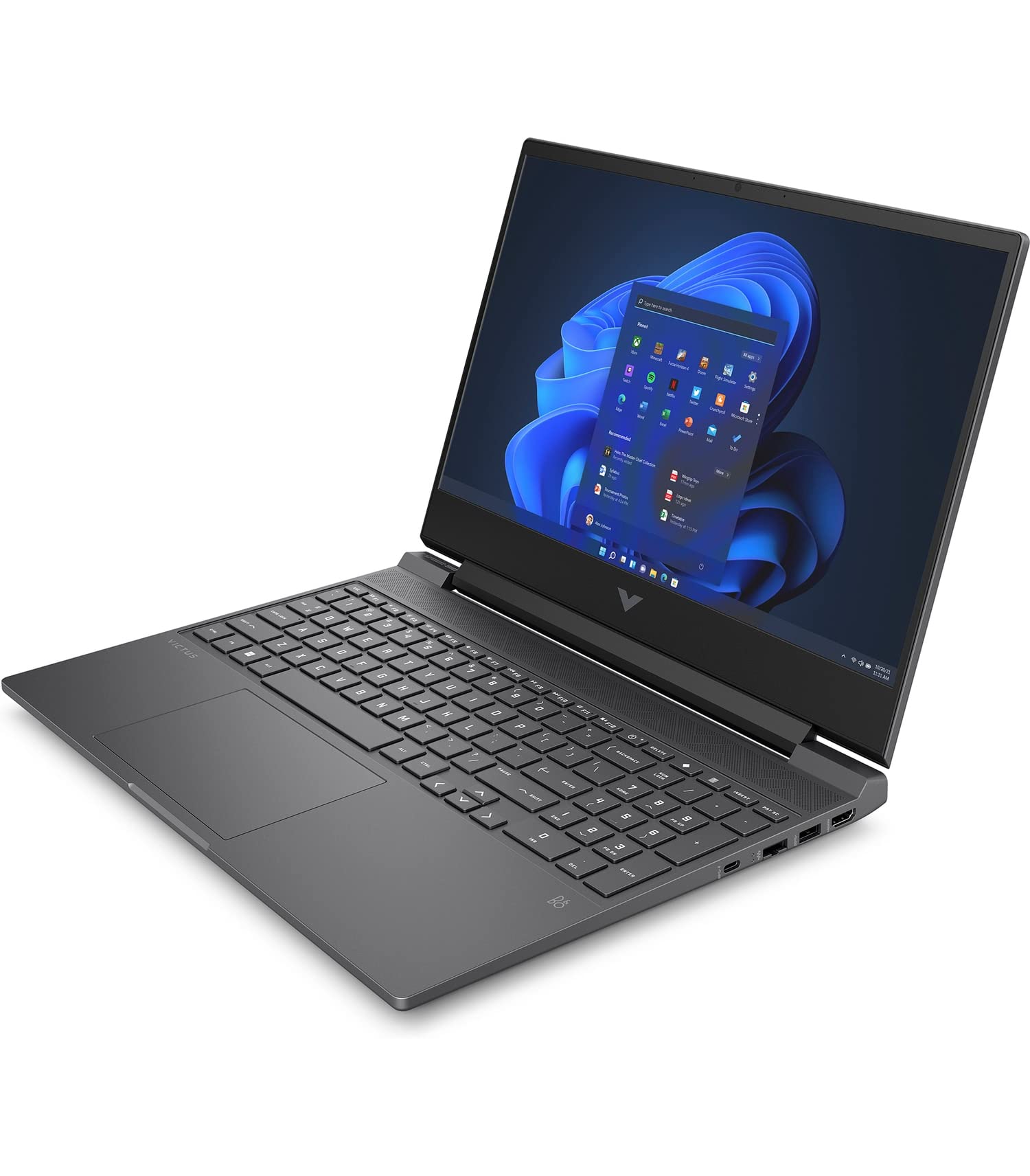 HP Victus laptop gamingowy, wyświetlacz 15,6" FHD 144 Hz, Intel Core i5-13500H, 16 GB DDR4 RAM, 512 GB SSD, NVIDIA GeForce RTX 4050, Windows 11 Home, klawiatura QWERTZ, czarny