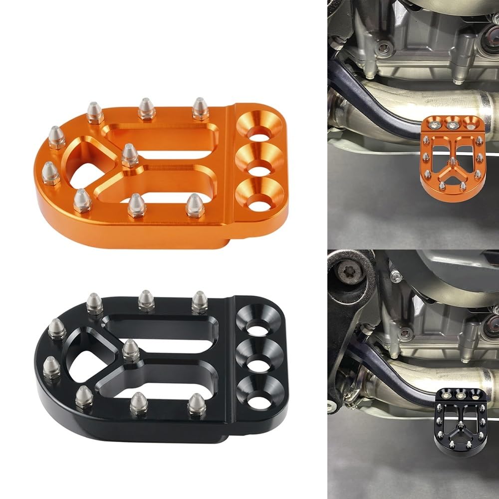 Stopki kierowcy motocykl Pasuje do 790 890 Adventure/R Pasuje do Husqvarna Norden 901 końcówka pedału hamulca przedłużka dźwigni hamulca(Black)