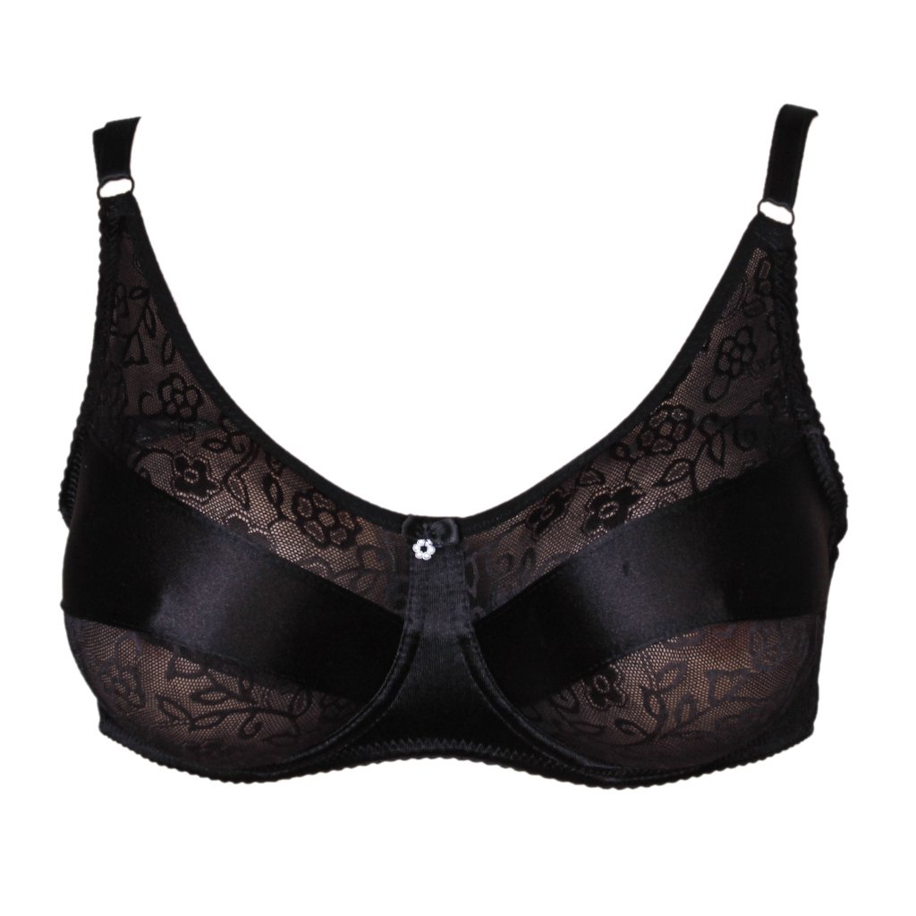 Geardeangloow Unisex Black, 38.0 Special Pocket Bra For Silicone Breast Form False Boobs Mastectomy 38