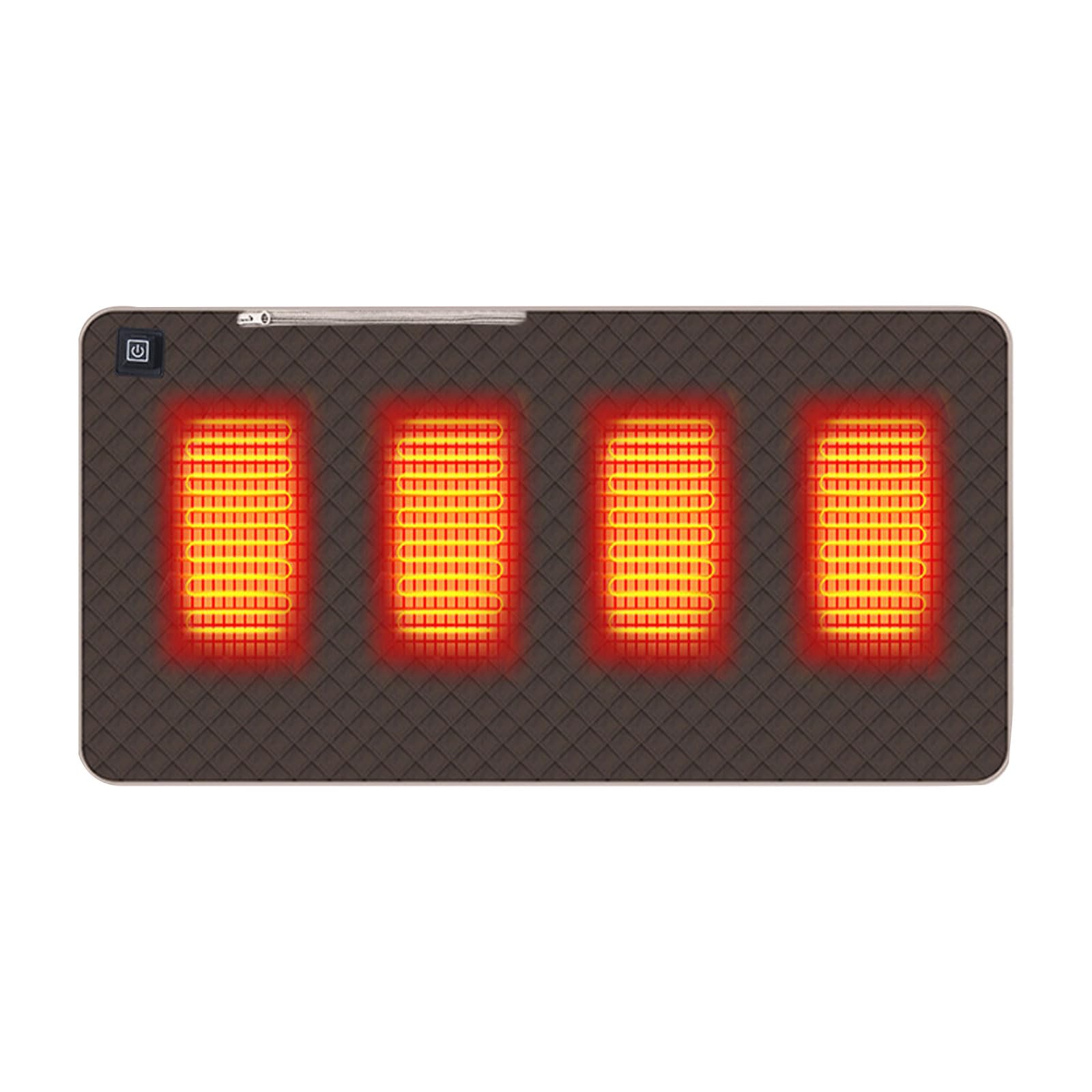 Beheiztes Sitzkissen Outdoor, Sitzheizung Bürostuhl, 45 x 90 cm Elektrisch Beheizbare Heizkissen, Tragebar USB 5V Stadion Sitzkissen für Campingstühle mit 3 Heizstufen Wärmekissen für Zuhause Camping