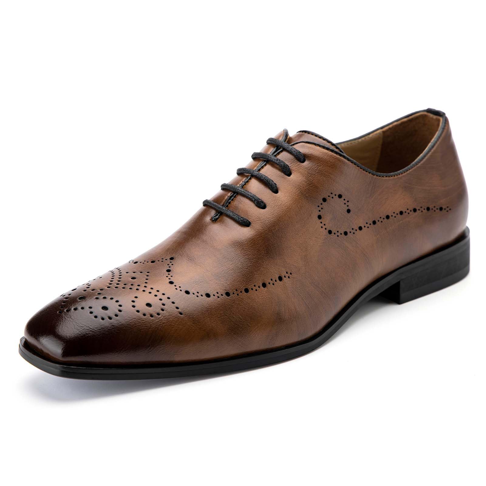 MEIJIANA Oxford Schuhe Herren Business Schuhe Leder Elegante Herren Anzugschuhe Sommer Schnürhalbschuhe