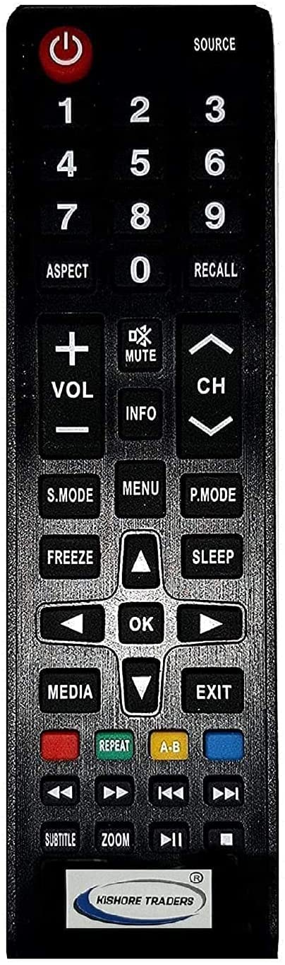 Kishore Traders Compatible Remote Control for Ego Led Tv (Please Match Your Old Remote with Given Image) (B09W1M4HBV) Amazon Price History, Amazon Price Tracker