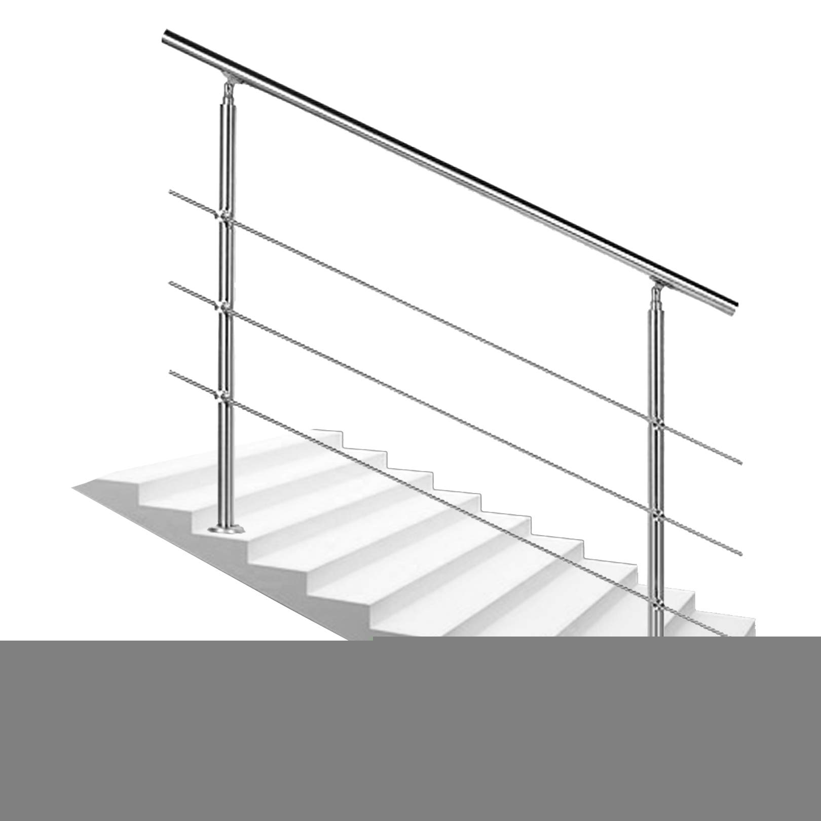 Buy Hand Rails for Elderly Complete Kit Rising Ladder Railings