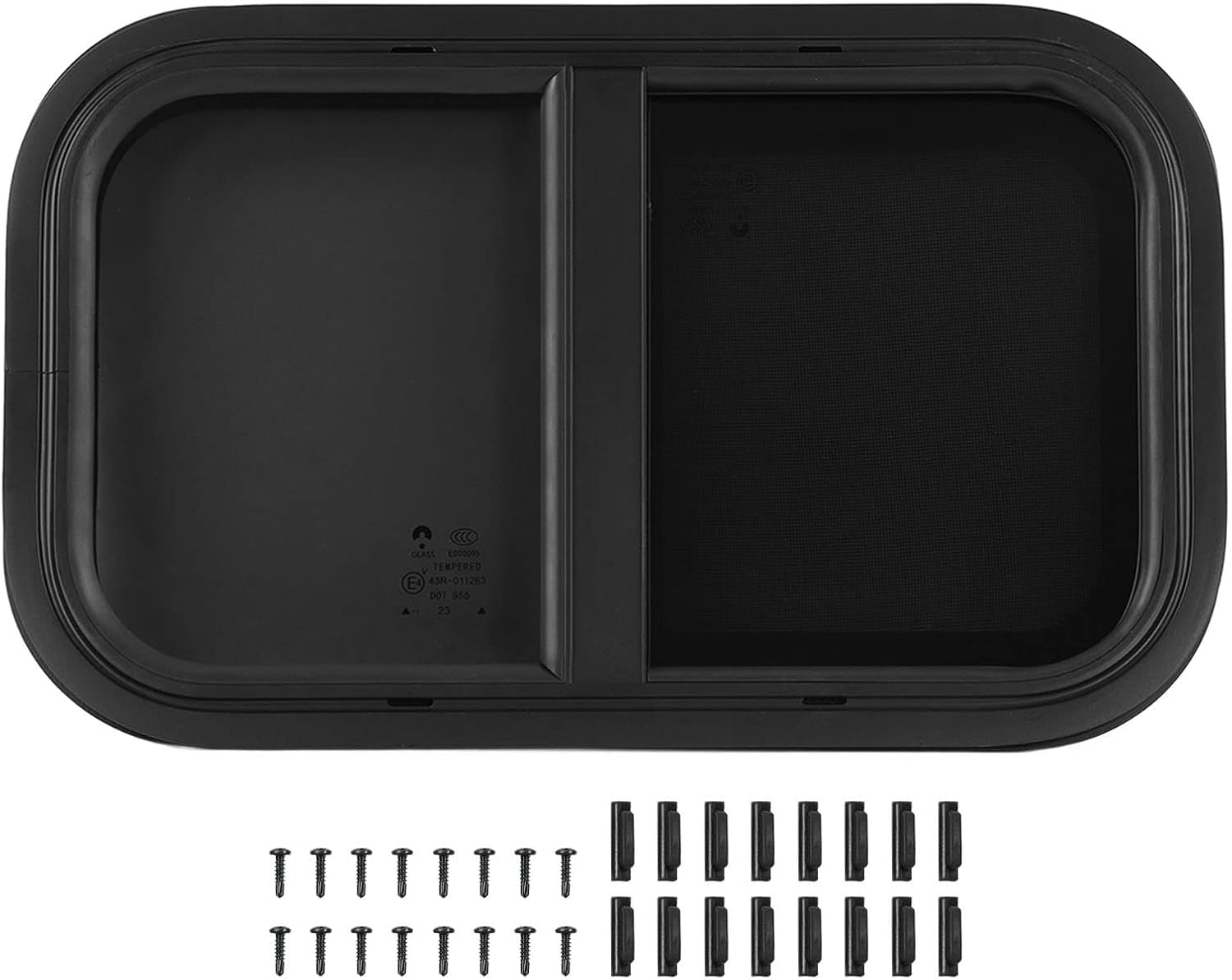 Okno przyczepy do wymiany kampera 19,68 x 11,81, typ Push-pull