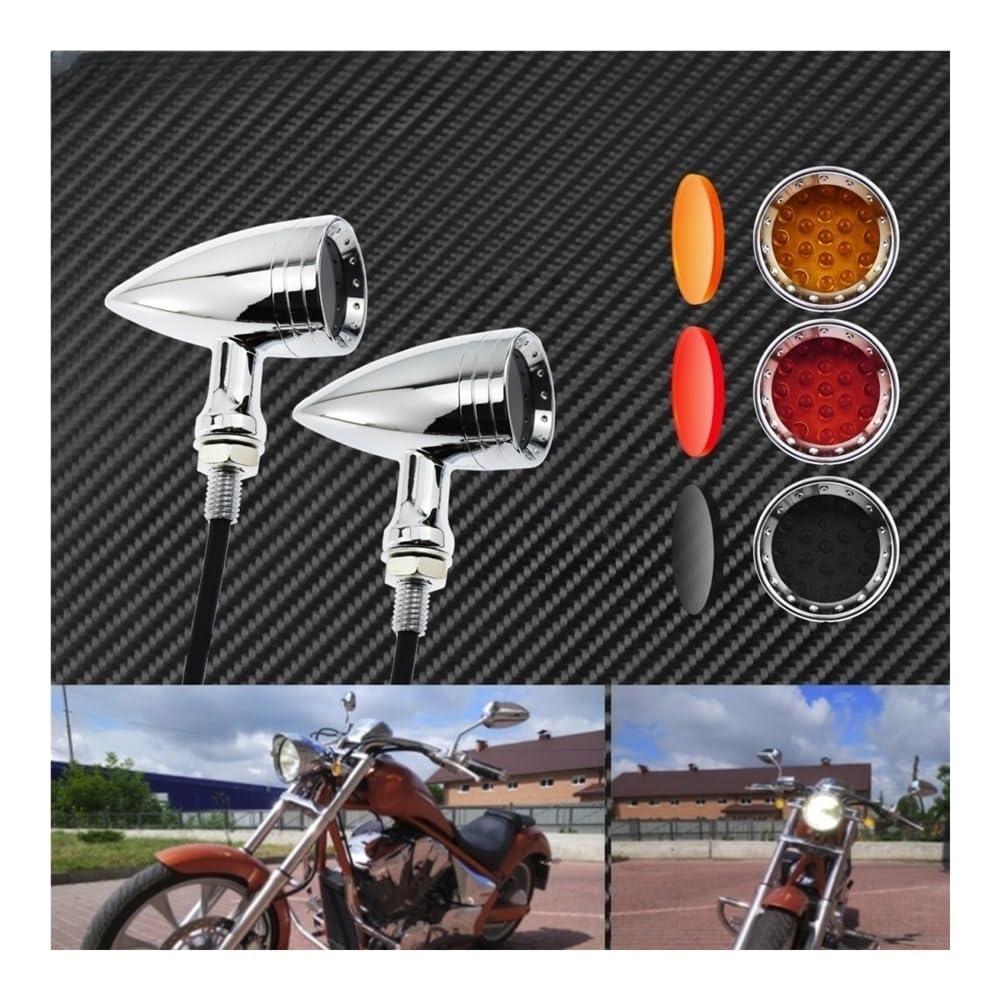 intermitentes led Para Motocicleta 10mm Para Dyna