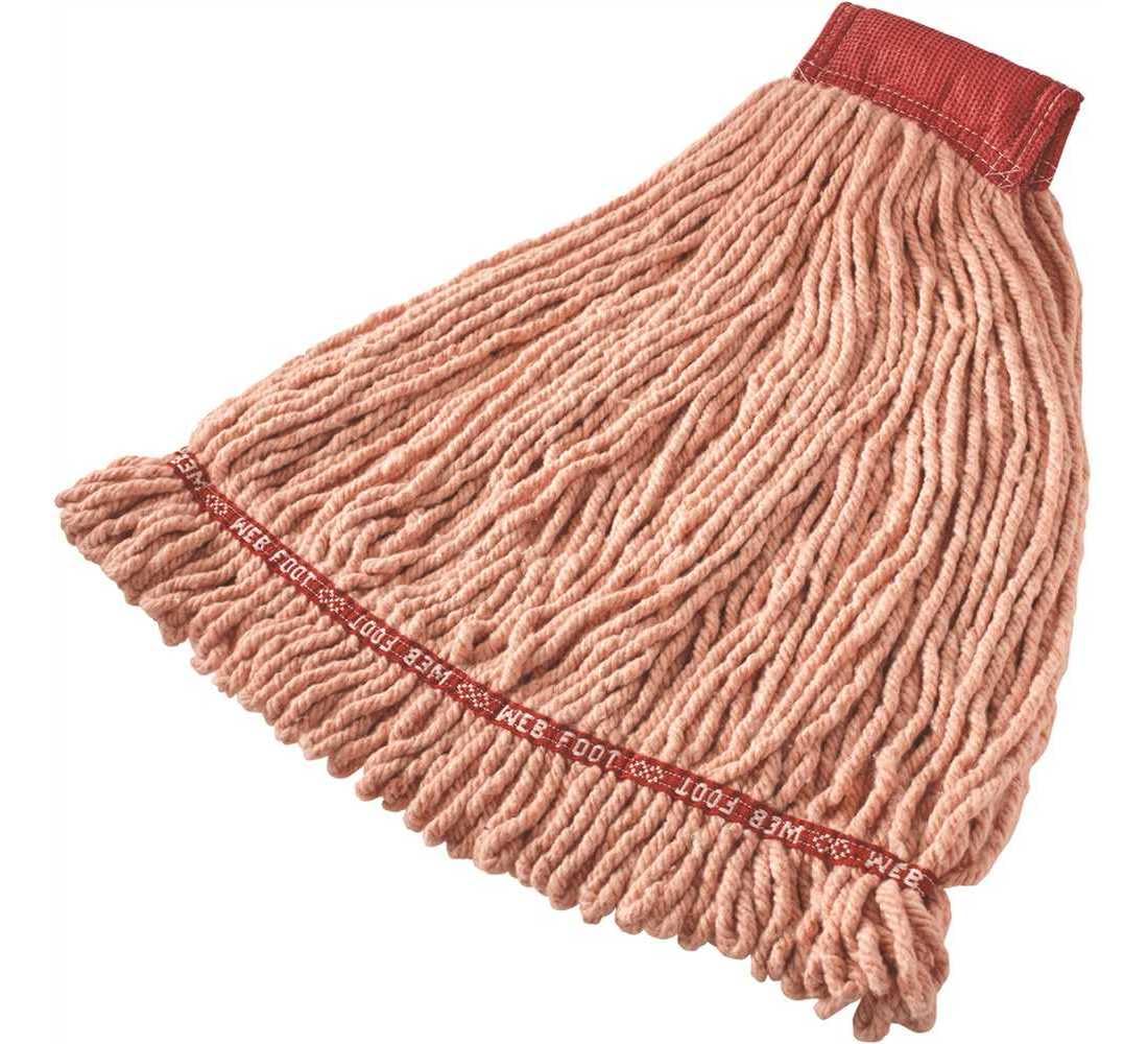 Rubbermaid Commercial Web Foot Shrinkless Wet Mop, duży, pomarańczowy, FGA25306OR00