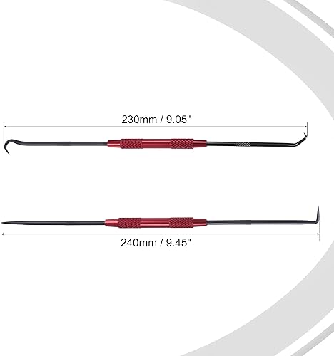 Miniatura 3 de MECCANIXITY Junta de junta tórica y gancho 2 en 1 Juego de junta de sello de aceite de doble cabezal herramienta extractor de destornillador de