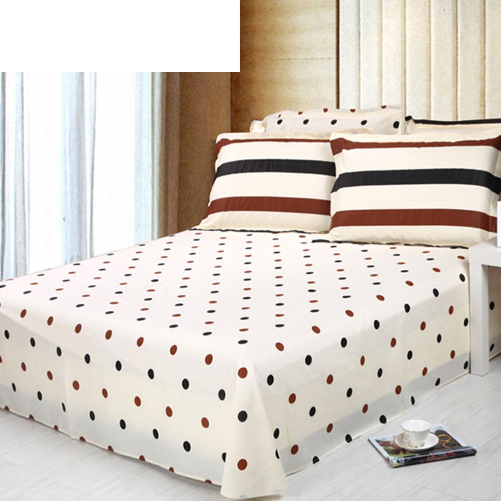 Feuilles de coton et couvre-lit imprimé 230x250cm pour vos matins cocooning