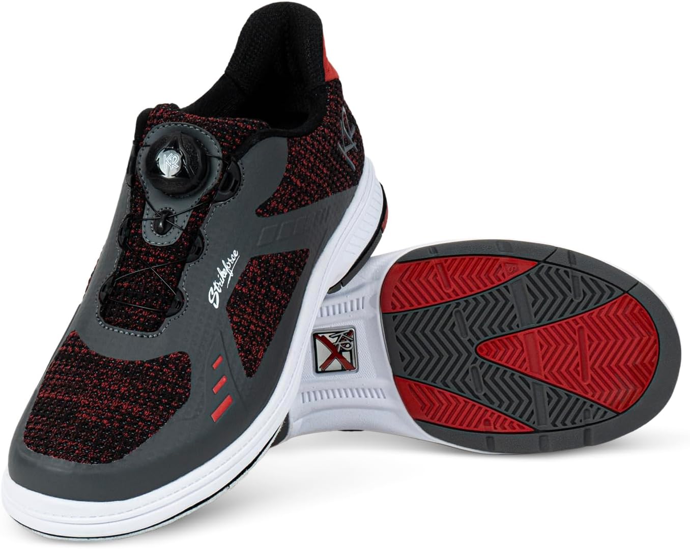 Jet FT Right Hand Men's Performance Bowling Shoe with Interchangeable Slide pad and Heel on The Slide Foot only
