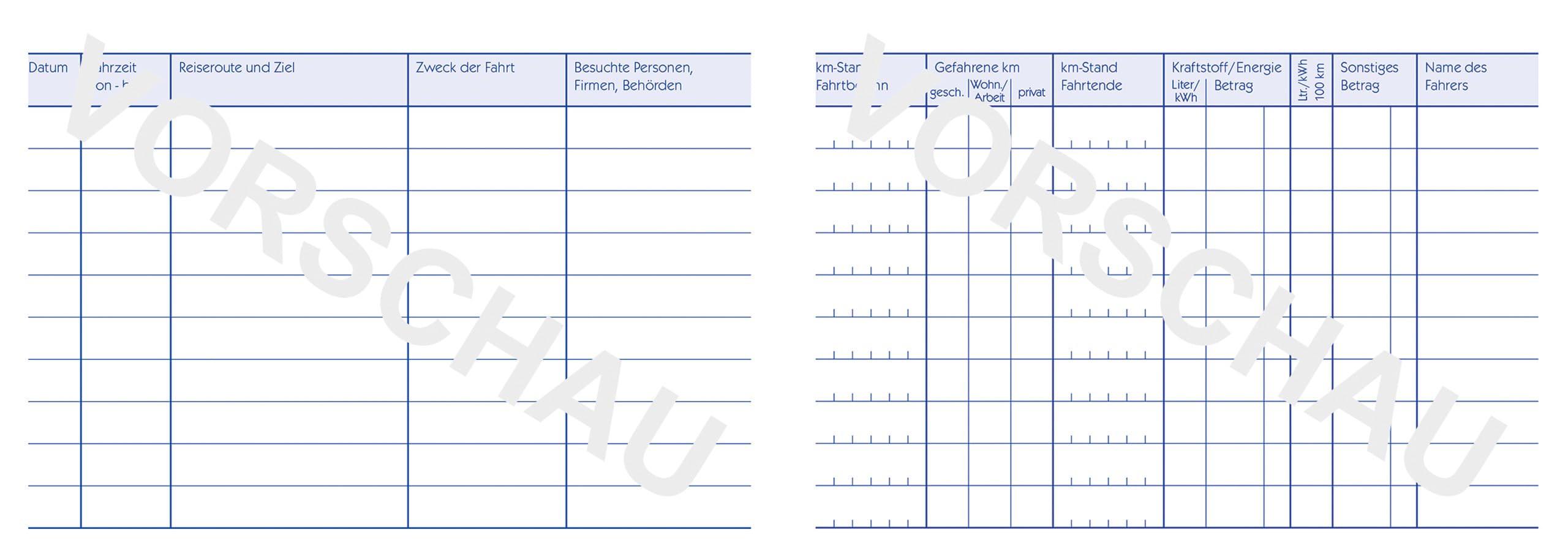 AVERY Zweckform 1221 Recycling Logbook (for Cars recognised by The Tax Office, A6 Landscape, 32 Pages, 310 Journeys - Image 4