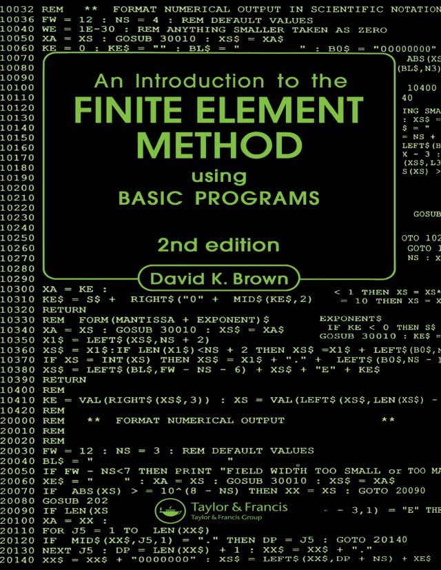 Finite Element Method BASIC Programs pour assimiler enfin la simulation sans mathématiques complexes