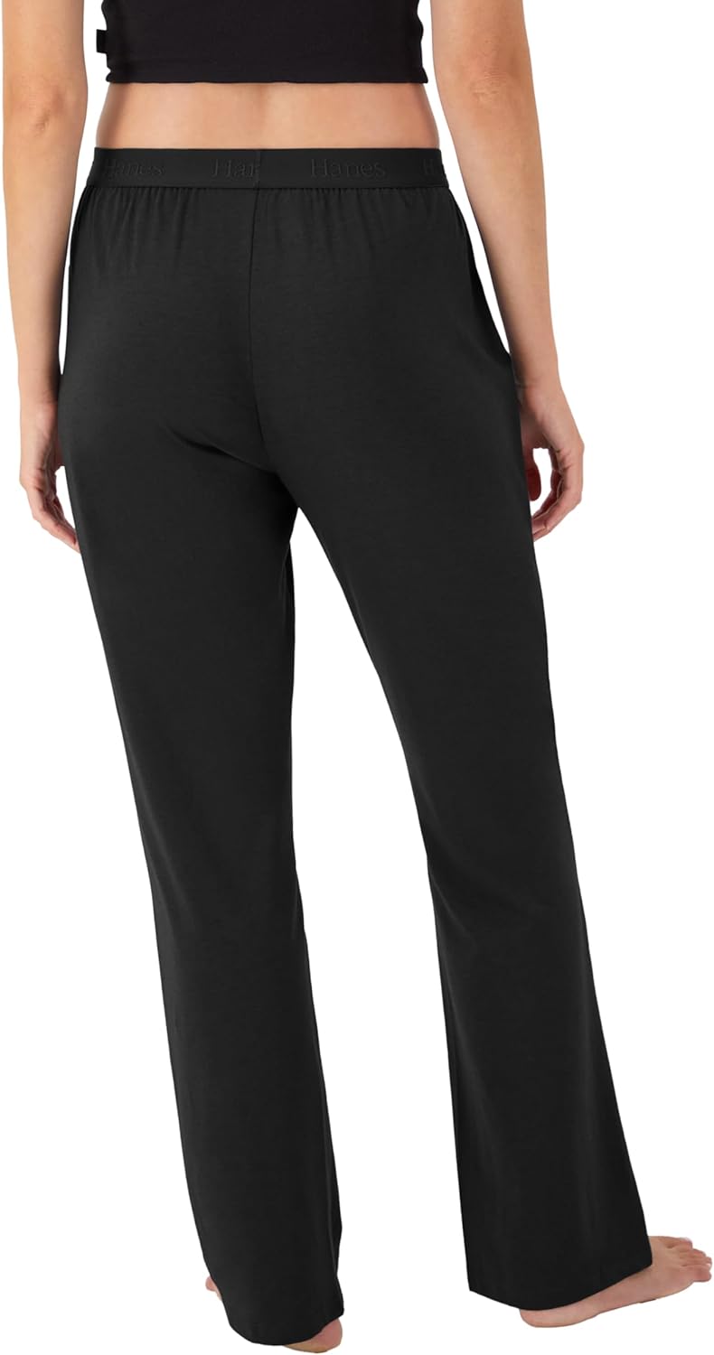 Hanes Womens Lounge Pants, Originals Supersoft Comfywear Sleep Pants, Loungewear for Women, 30" - Image 2