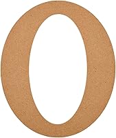 Vista 1 de Plaid Letra de madera sin acabar, 20,3 cm de superficie de madera perfecta para proyectos de bricolaje, manualidades y artes, 63594