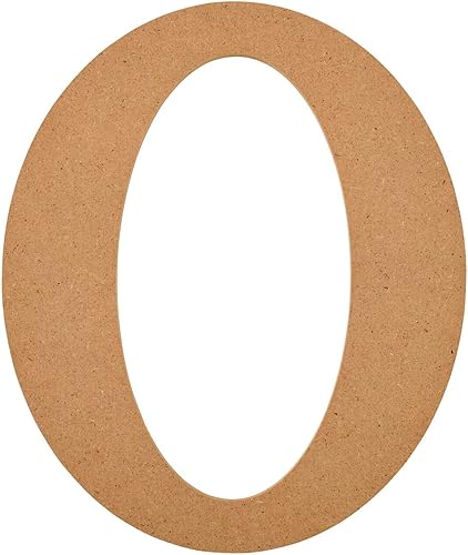 Plaid Letra de madera sin terminar, superficie de madera de 8 pulgadas, perfecta para proyectos de manualidades y manualidades, 63594