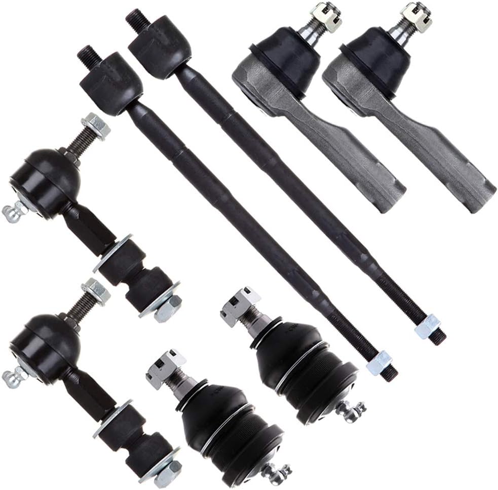 SCITOO 8-PC SET Front Suspension Sway Bar Link Kit - Fit For Nissan Altima Front Sway Bar End Link Inner Tie Rod End Outer Tie Rod End Lower Ball Joint