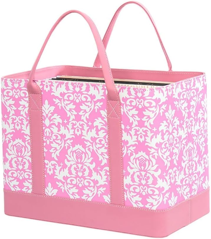 Chic File Organizers - Pink Damask