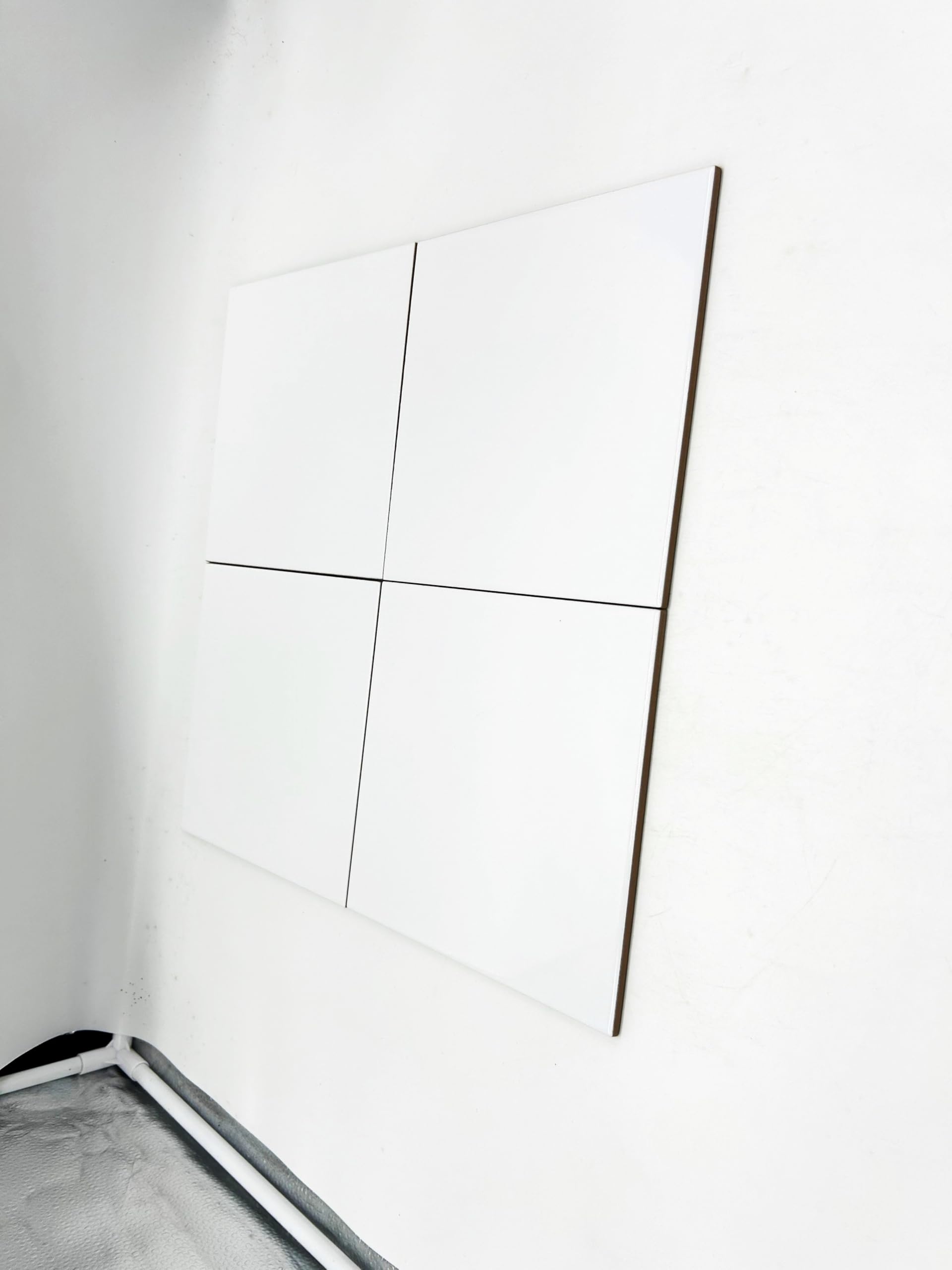 Ceramiche di Sassuolo Piastrelle Ceramica per Rivestimento Interno - BL206 Bianco Lucido 20x20 cm Spessore 6mm - Scatola 40 Pezzi = 1,60 mq