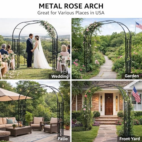 Arche de mariage et pergola decorative pour plantes grimpantes - 6