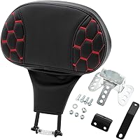Vista 1 de SLMOTO Asiento de pasajero de perfil bajo con costuras hexagonales para Harley Touring Road King Street Glide Road Glide Electra Glide CVO 2009-2023