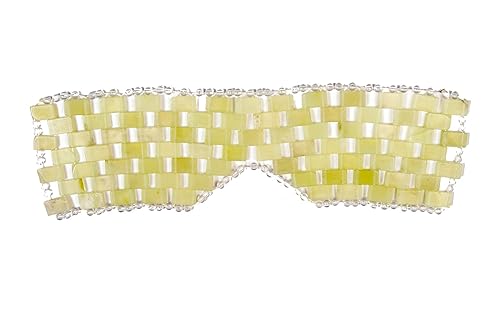 Skin Gym Máscara de ojos de jade, calmante, antienvejecimiento, deshinchado y antiarrugas, alivio de fatiga y estrés