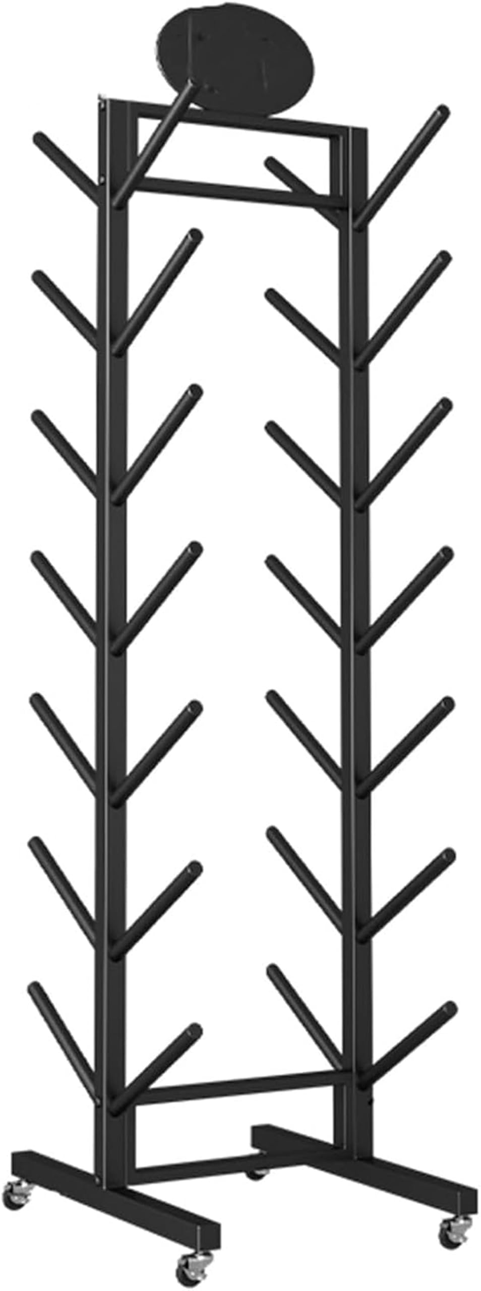 Support de tapis de yoga grand modèle à 7 couches pour rouleau en mousse