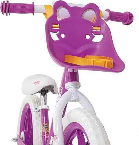 Miniatura 5 de JOYSTAR Bicicleta de equilibrio para niños de 1214 pulgadas para niños de 18 meses a 6 años, bicicletas de equilibrio ligeras con reposapiés y cesta