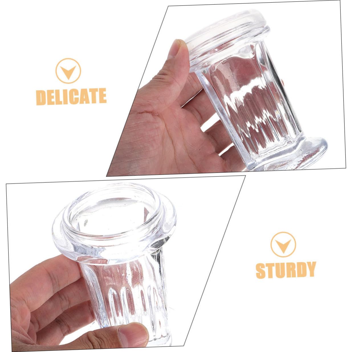 Ipetboom Frasco de Tinción de Vidrio Tapa Capacidad para 5 Portaobjetos 3 Piezas de 60 Ml Adecuado para Laboratorios Clínicos y Procedimientos de Tinción