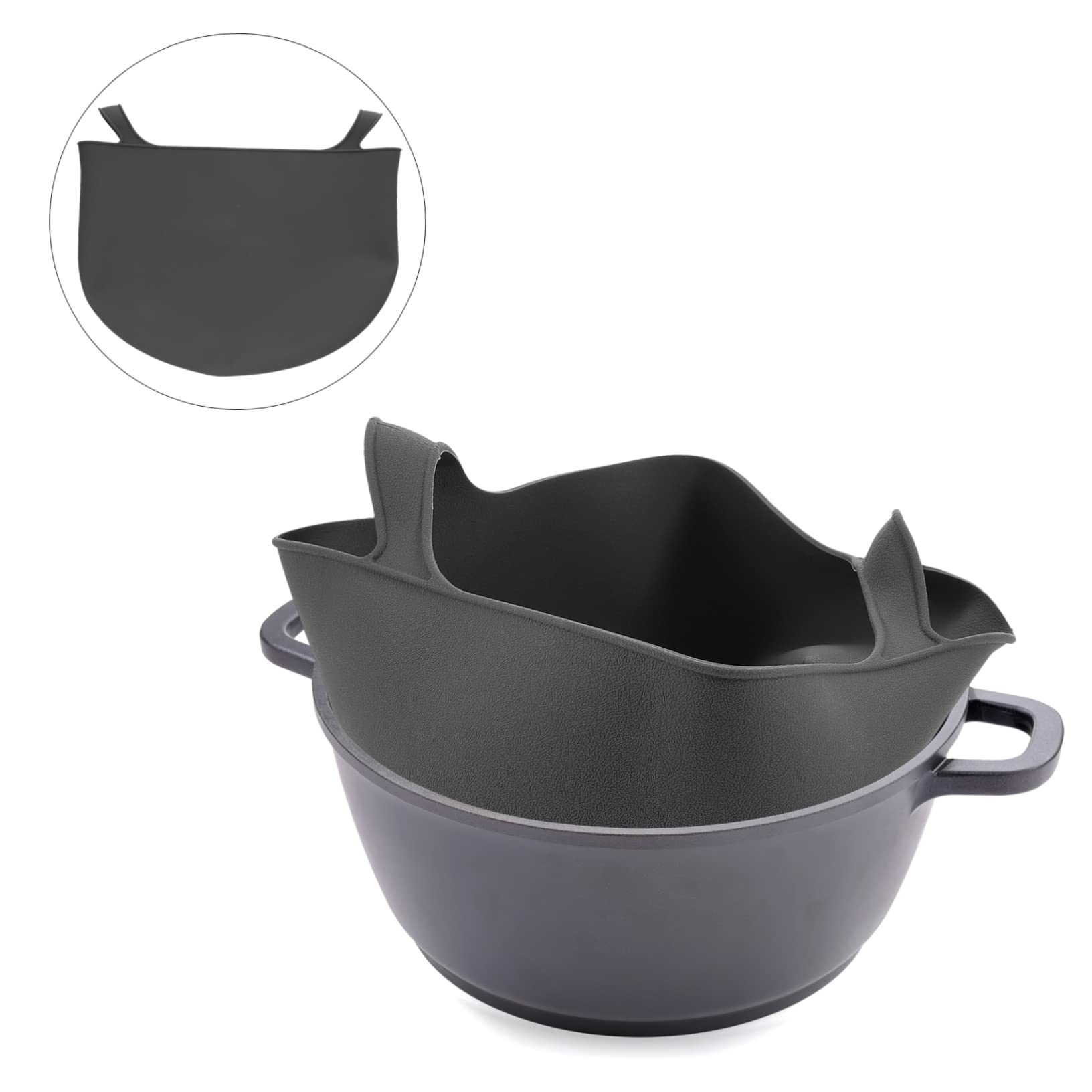 HOLIDYOYO Oven Liners Set Slow Cooker Bags Liner for Slow Cookers Multi-use Silicone Bowl for Insert