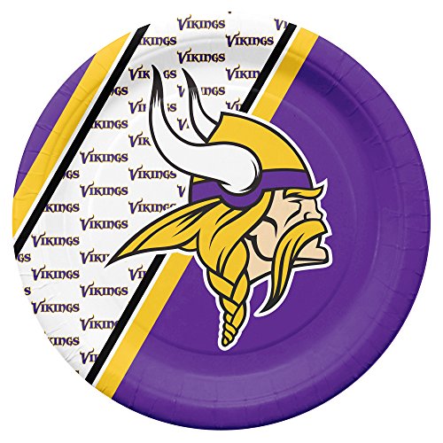NFL Minnesota Vikings Disposable Paper Plate (20-Pack)