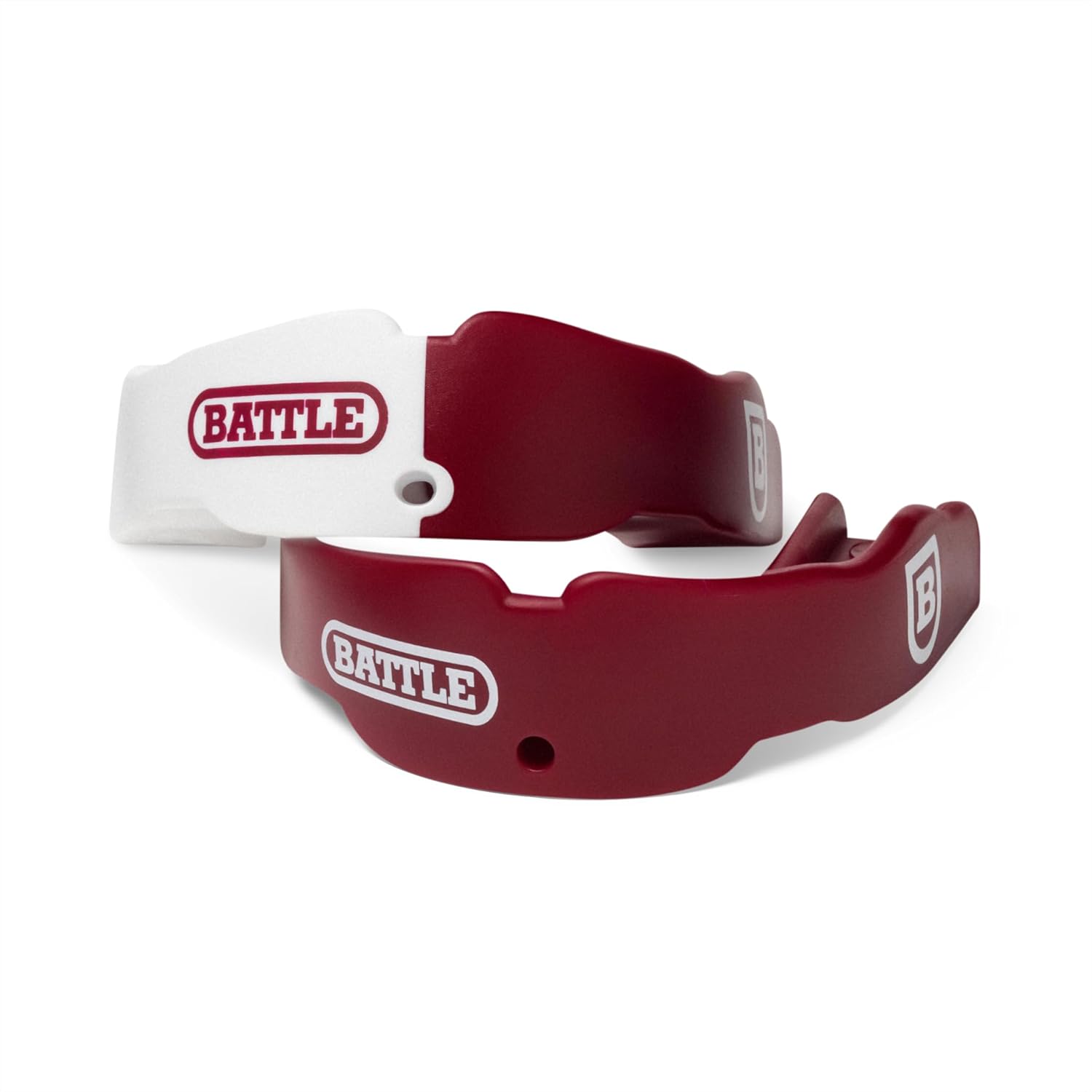 Battle Sports 2-Pack Mouthguard - Maximum Protection and Breathability, Strapless Braces-Friendly - Adult & Youth - Pack of 2