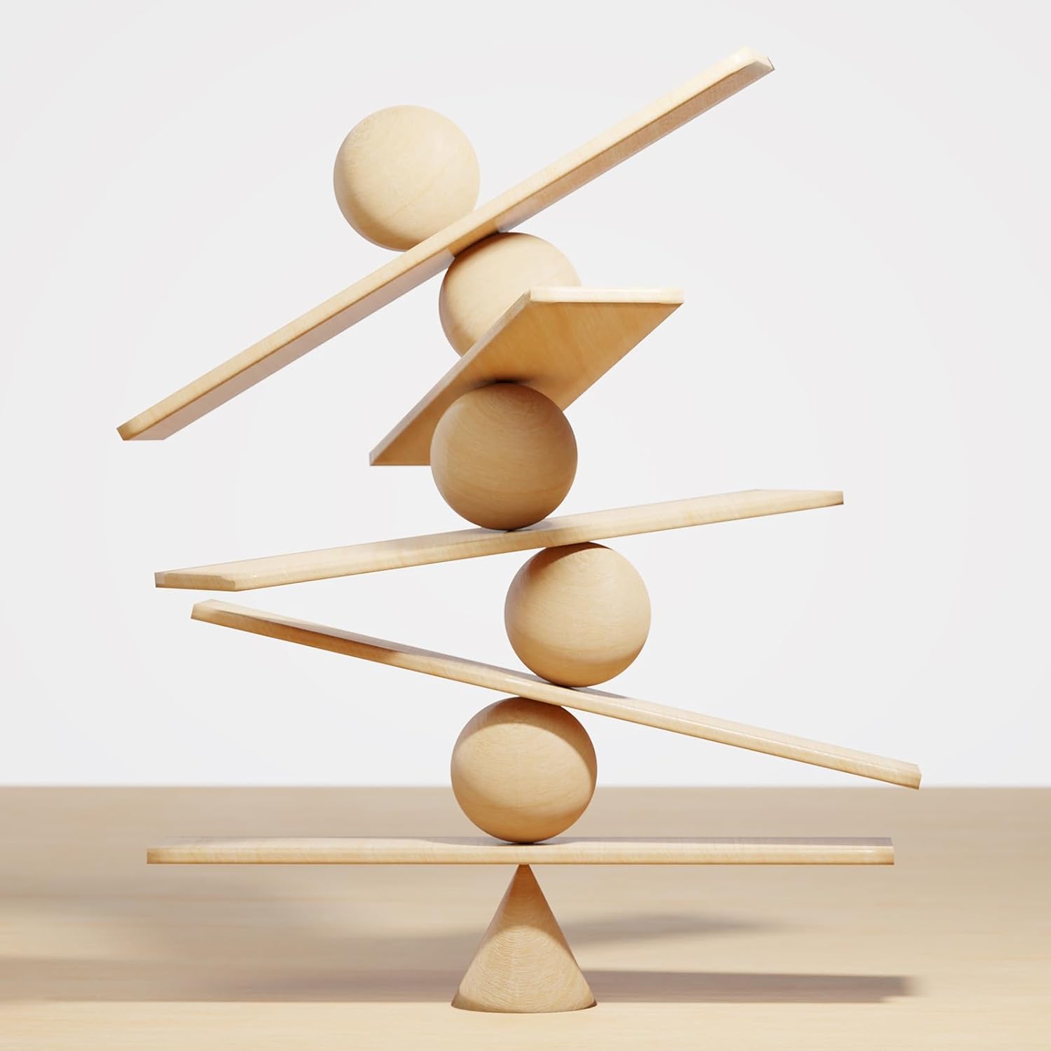 uxcell 300pcs Round Wood Balls 12mm Diameter Unfinished Solid Wooden Beads, Small Natural Craft Balls for DIY Craft Projects Art Ornaments - Image 5