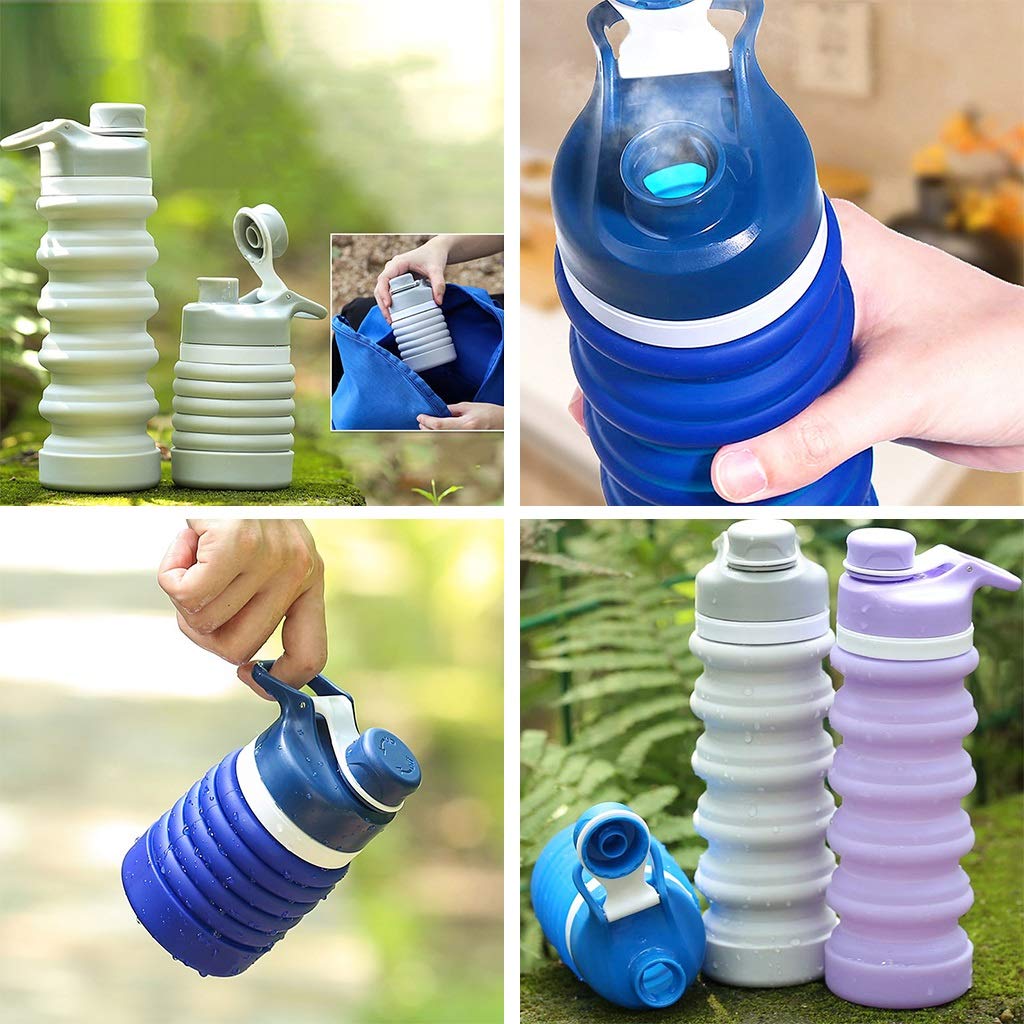 Klappbarer Wasserbecher, Tragbar Kann Mit Kochendem Wasser Gefüllt Werden 550 Ml Hohe Kapazität Benutzt for Outdoor Klettertour