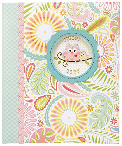 C.R. Gibson First 5 Years Loose Leaf Memory Book, Record Memories and Milestones on 64 Beautifully Illustrated Pages - Happi Baby Girl