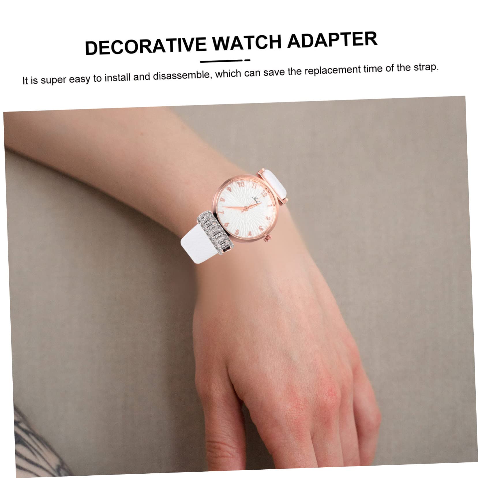 Housoutil 3 Sätze Uhrenarmband-adapter Empfindlicher Austauschbare Uhrenarmband-anschlüsse Aus Legierung Für Benutzerdefinierte Uhrenarmbänder 10 Stück * 3