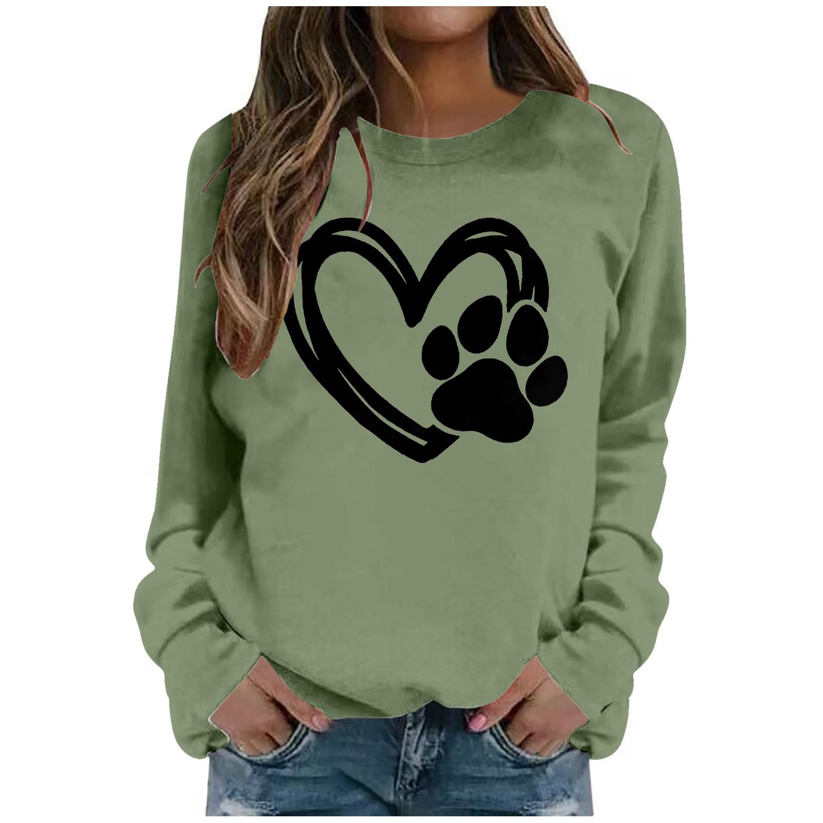 Sweat-shirt imprimé en coton épais de qualité supérieure avec finitions soignées - 4