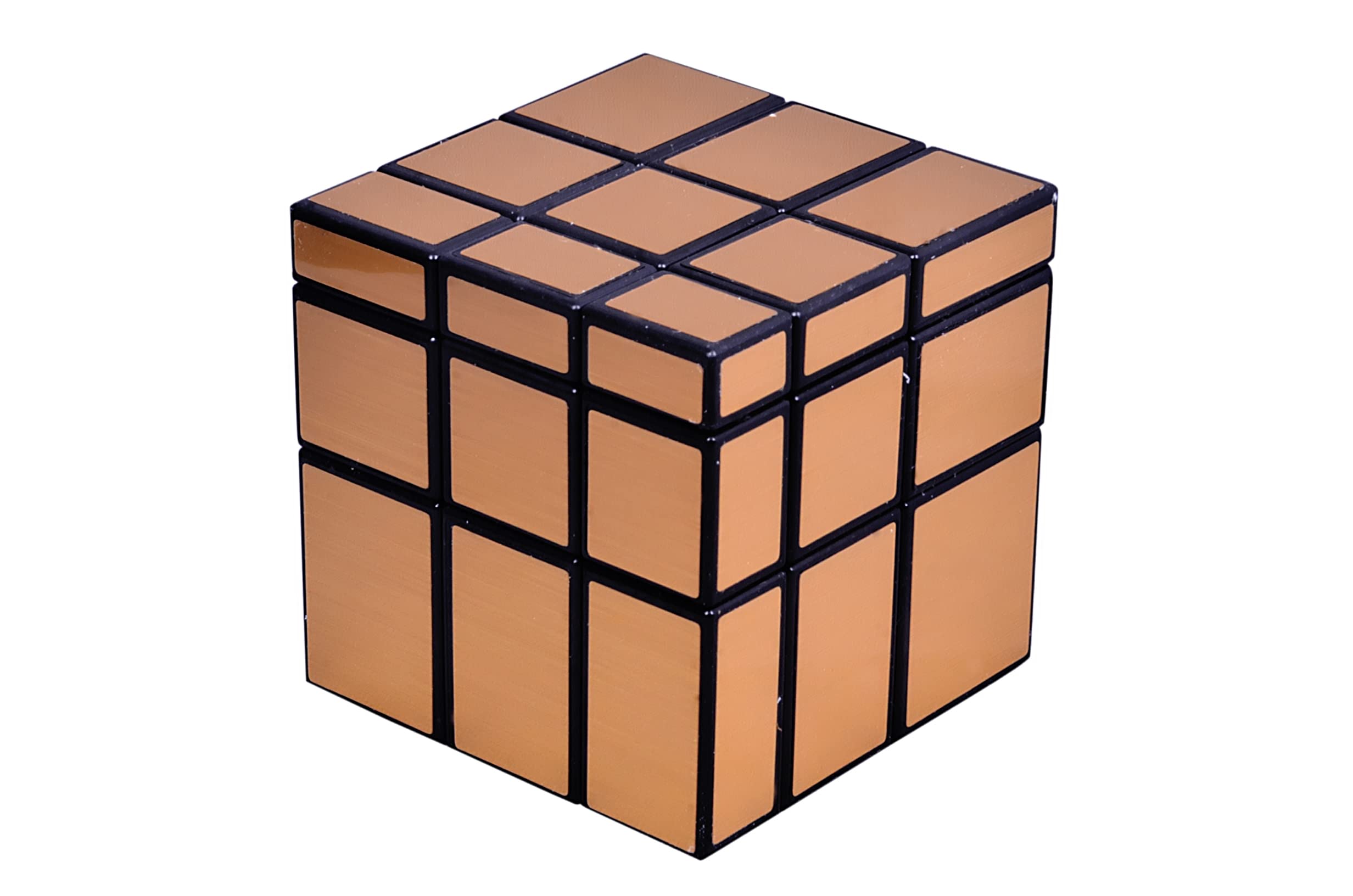 Trade Globe High Speed and Smooth 3x3 Stickerless Golden Mirror Brainstorming Magic Puzzle Cube -Anti Stress for Adults and Kids (B0897VQCG4) Amazon Price History, Amazon Price Tracker