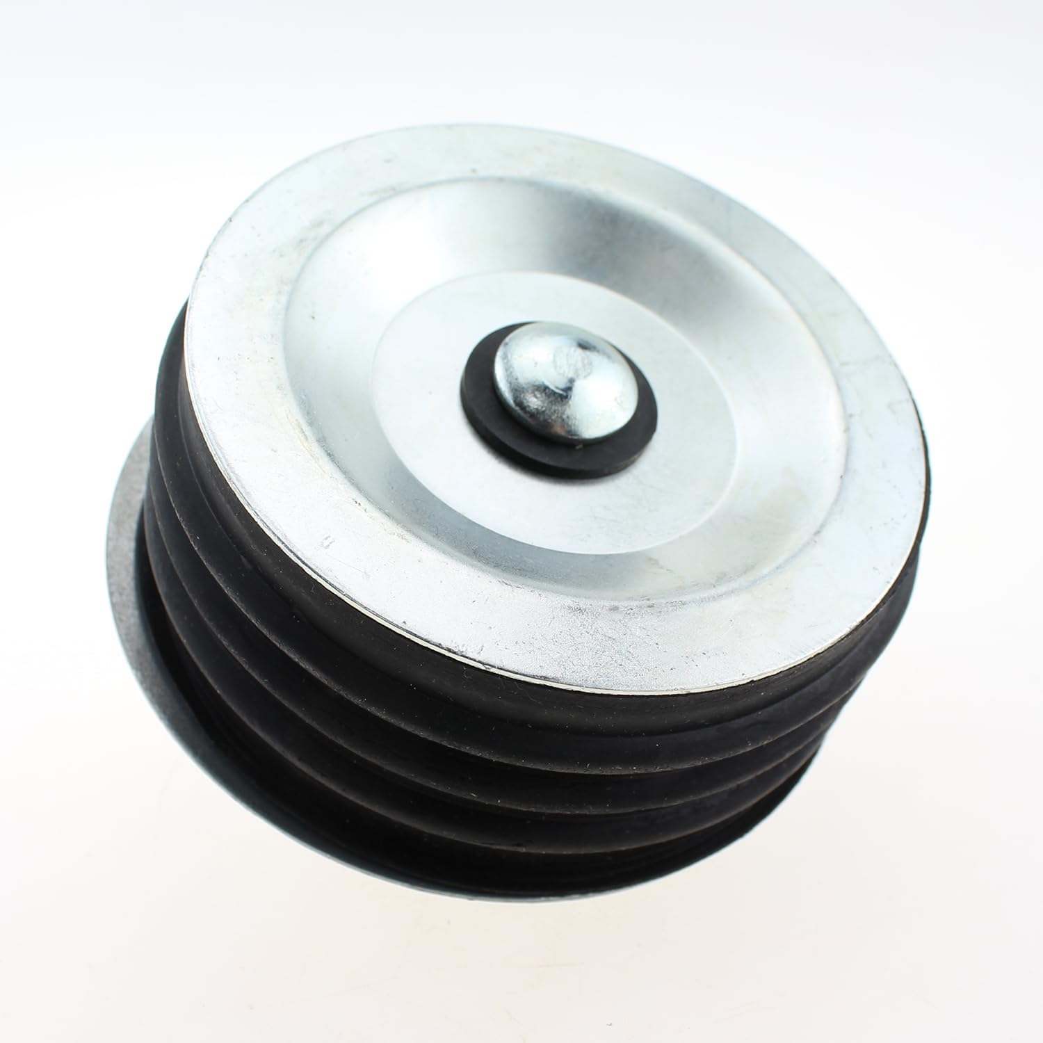 RLECS 4 Inch Pipe End Clamp Mechanical Plug Steel Drainage Tube Cap Suitable for Kitchen Sink and Bathroom Floor Drains