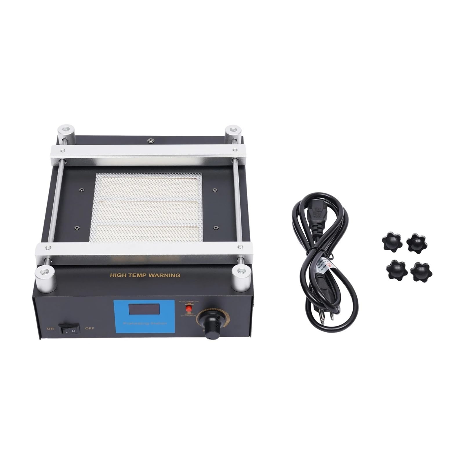 Digitale Kochplatte 853A BGA IR Infrarot Vorheizer Elektronische Heizplatte Vorwärmen Nacharbeitsstation 450 W