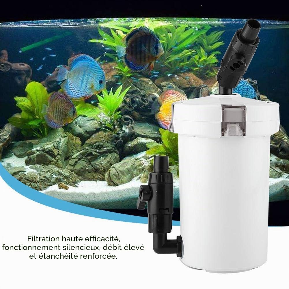 Filtre Aquarium Filtre De Réservoir Externe pour Poisson avec Table De Pompe Filtres De Sourdine Seau HW-602 HW-603(602)