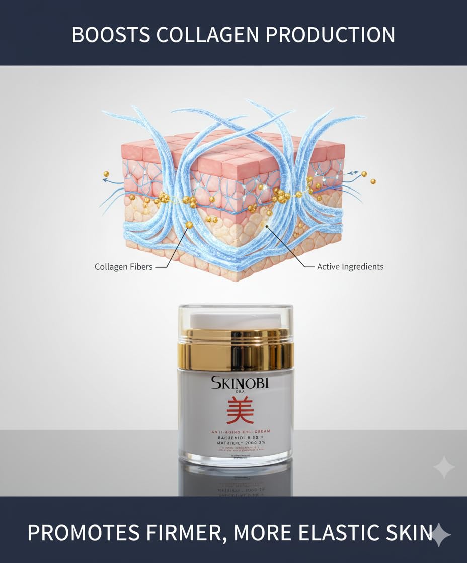 Anti-Aging Gel-Cream for Face & Neck | Peptide & Hyaluronic Acid Moisturizer to Smooth Fine Lines & Wrinkles, Firm Skin | Lightweight, Non-Greasy Daily Gel Cream | Made in USA - Image 2