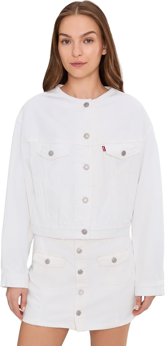 Levi's® Trucker encogido estilo años 90 sin cuello para mujer