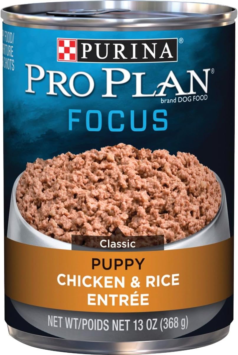 Purina Pro Plan Focus Chicken Rice Entree Canned Puppy Food (12x13oz)