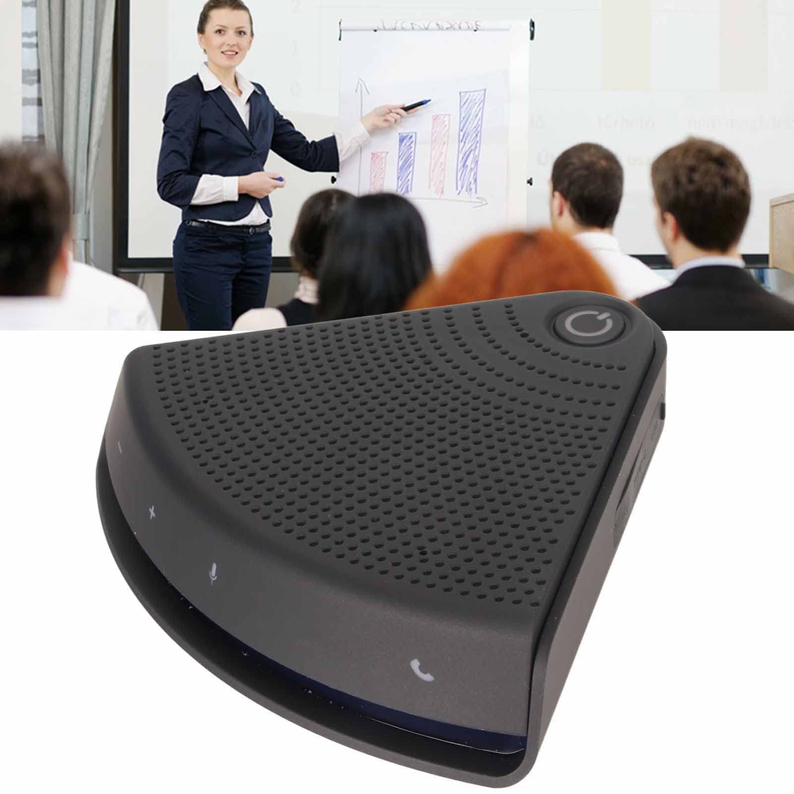 Asixxsix Microfono per Conferenza, Microfono Omnidirezionale con Riduzieone del Rmore con Doppia modalithà Cablata, Usb per Conferenza per Riunioni Online, Registrazione, Chat
