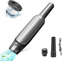 WHJC Vezeték Nélküli Kézi Porszívó - 120W Erős Szívóerő, USB Töltés, Ultrakönnyű, Hosszú Üzemidő, Autó, Otthon, Konyha, Állatszőr Tisztításh 1