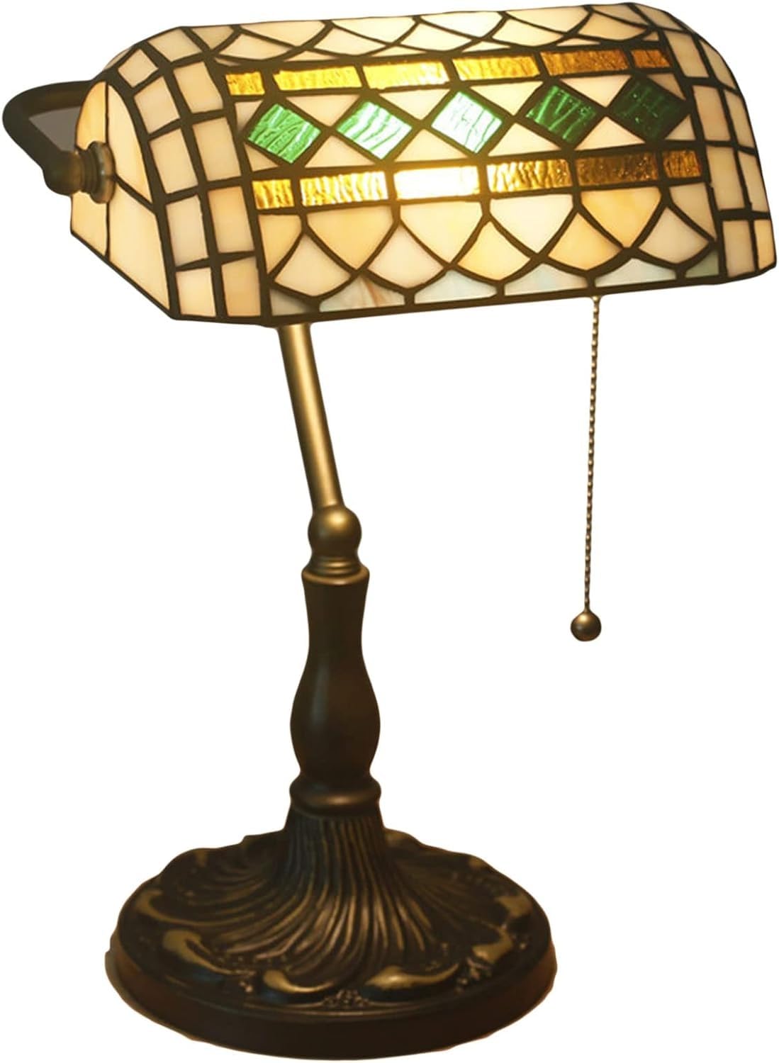 DFAEEKIYO Table Lamps Retro Bank Light Baroque Art Bar Cafe Creative