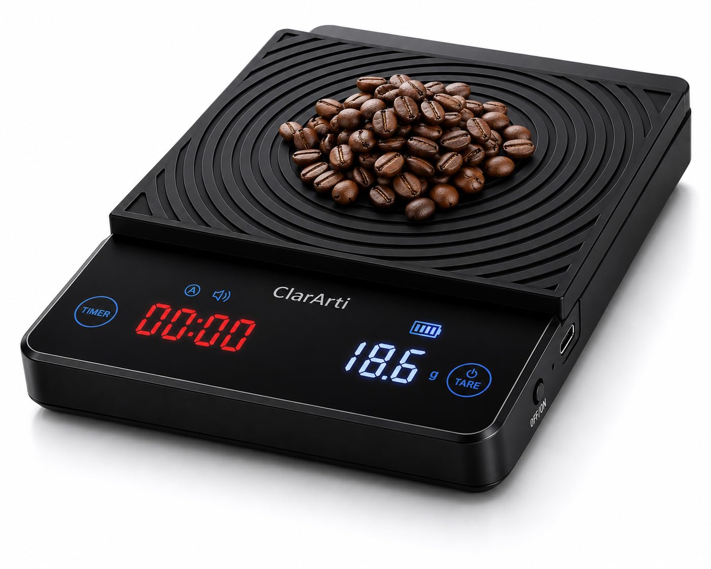 Báscula electrónica de café