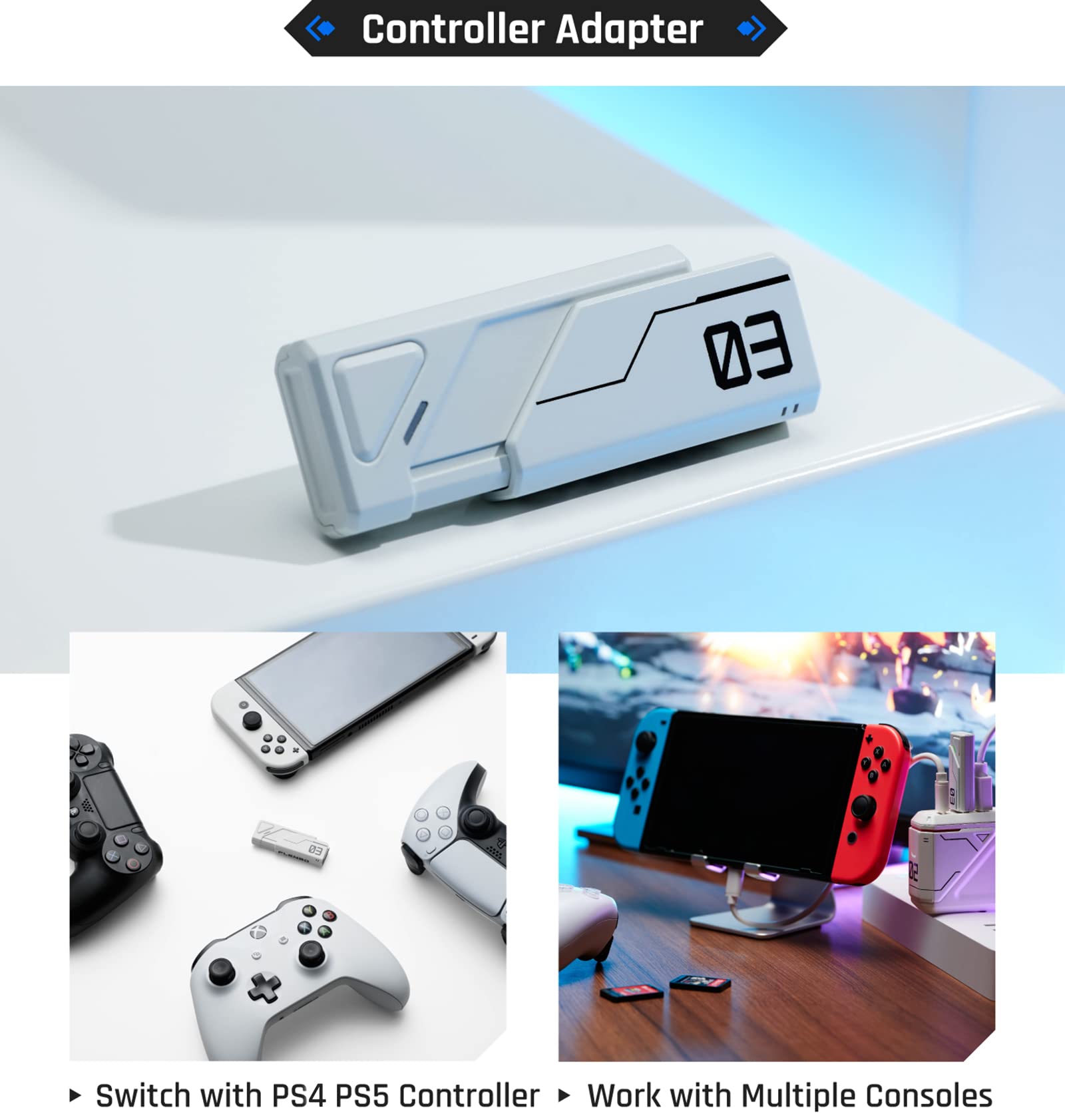 Amazon.com: PLENBO G-case Family Accessories Kit Set for Nintendo 