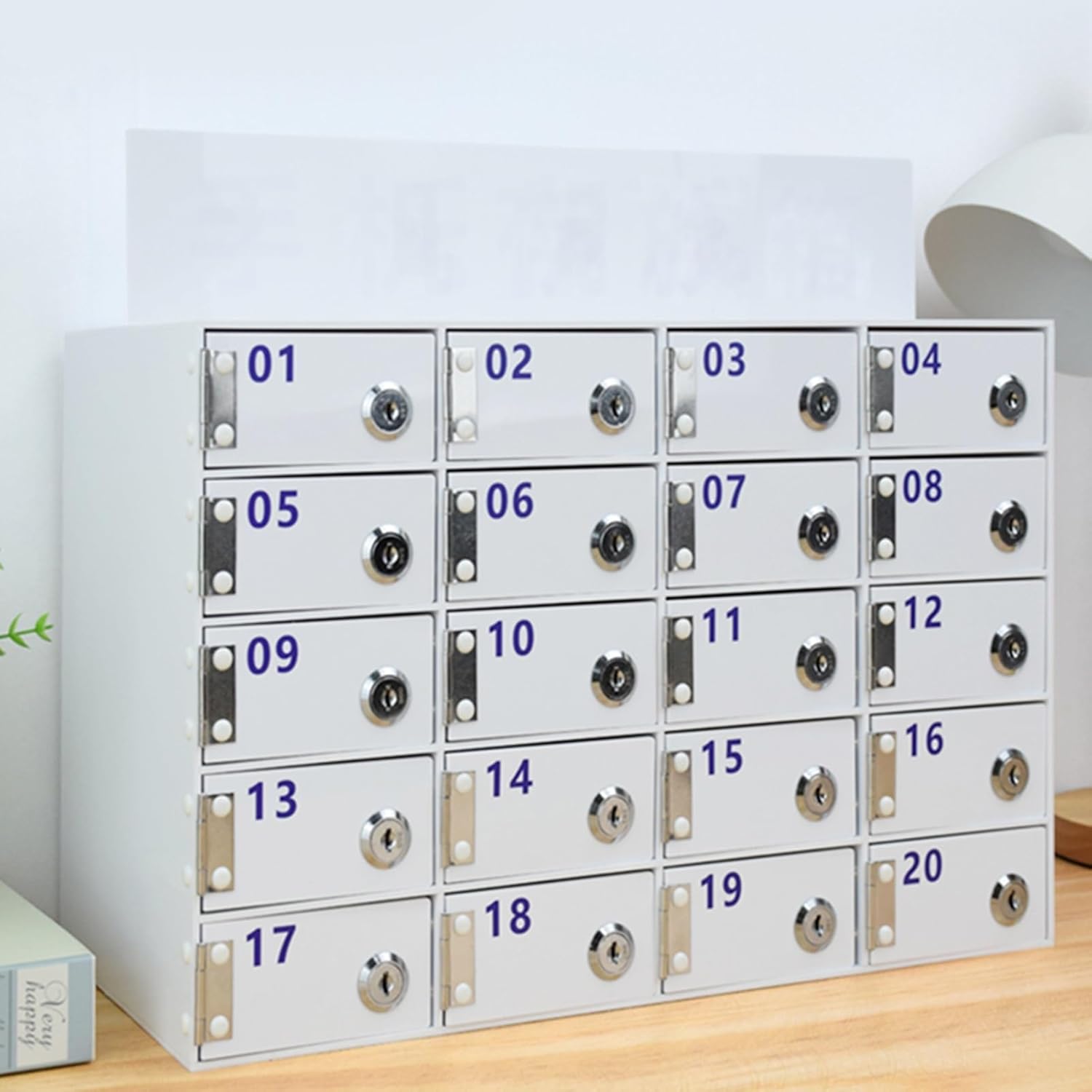 Mobile Phone Storage Cabinet,Mobile Phone Storage Locker, Mobile Phone Cabinet with Numbered and Lock, for Students Exams Classroom Office Factory Meeting