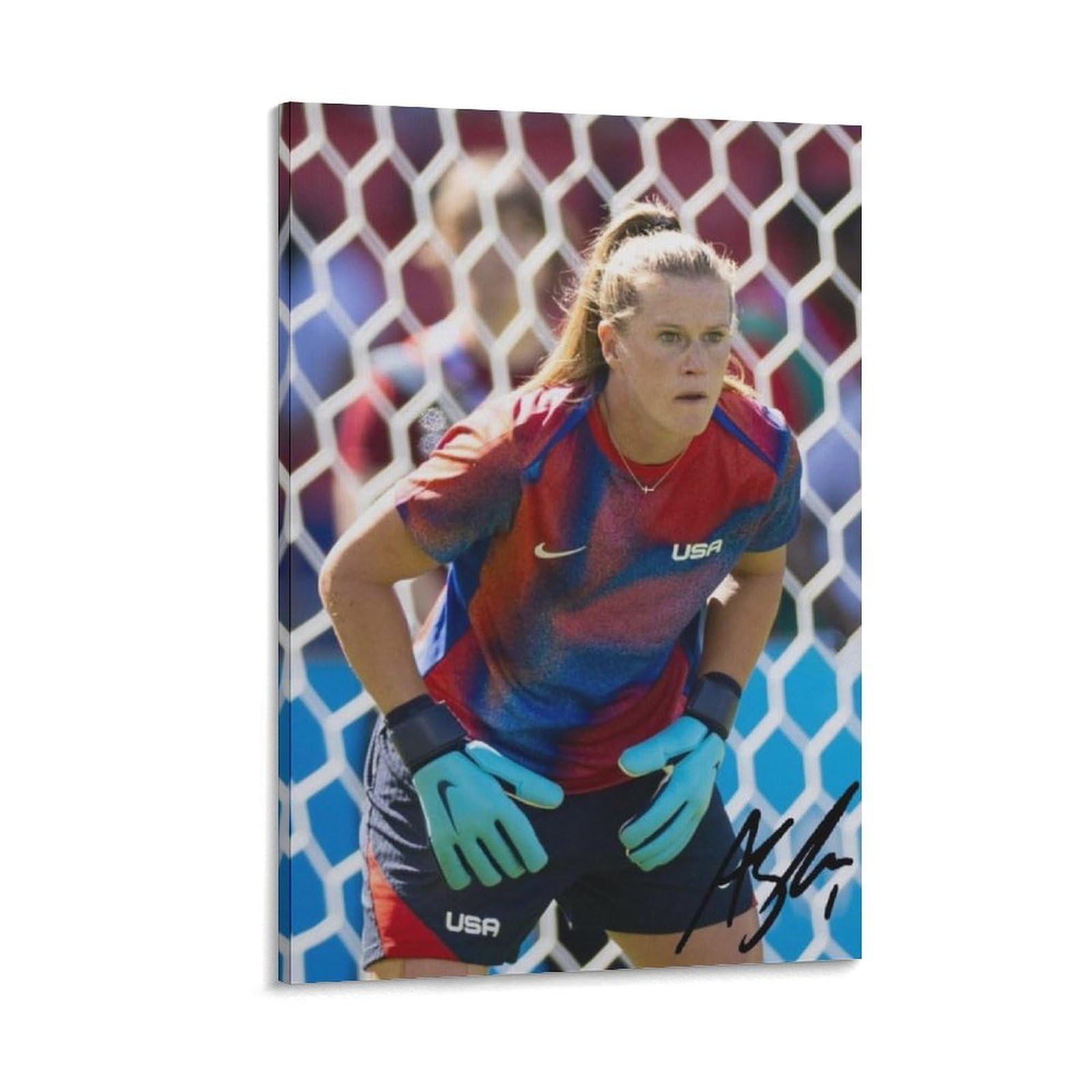 FCOIN Alyssa Naeher Canvas Poster Wall Art Poster Prints Home Decor Picture Canvas Painting Posters 24x36inch(60x90cm)